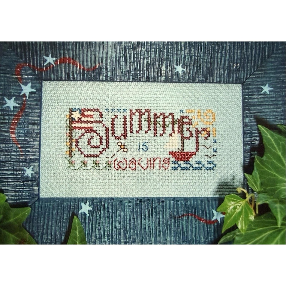 Shepherds Bush Summer Is Waving Small Counted Cross Stitch Chart ONLY